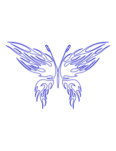 Tattoo Tribal Butterfly Tracing Worksheets Pdf, Free Vectors File